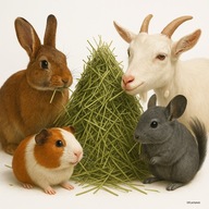 Polskie Naturalne Siano z Pierwszego Pokosu – Prosto od Rolnika! 3kg / 80L