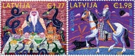 Łotwa 2022 Znaczki 1157-8 ** Europa CEPT legendy
