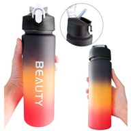 BIDON SPORTOWY BUTELKA NA WODĘ 650ml, na siłownię fitness do szkoły trening