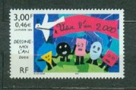 FRANCJA** Millenium, rysunki dzieci Mi 3402