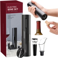 Elektryczny korkociąg do wina na baterie AA automatyczny otwieracz zestaw