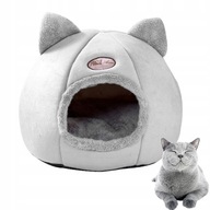 DOMEK DLA KOTA PLUSZOWY NA ZIME LEGOWISKO MIEKKIE POSLANIE BUDA DUZE BUDKA