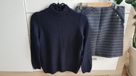 SWETER DAMSKI półgolf granatowy zestaw _________38 M