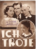 ICH TROJE -dramat -film -program kinowy -lata 30-te