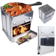 Kuchenka Survivalowa Piec Rakietowy Turystyczny Ogrodowy Przenośny Składany