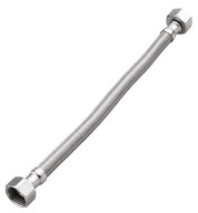 WĄŻ DO WODY 1/2X1/2 DŁUGOŚĆ 100 cm PRZYŁĄCZE DO BATERII WĘŻYK W OPLOCIE