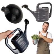 KONEWKA OGRODOWA Z SITKIEM DO PODLEWANIA ZRASZANIA 5L PODLEWACZKA CZARNA