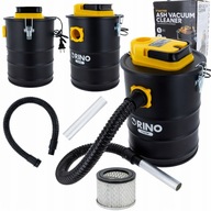 ODKURZACZ DO POPIOŁU KOMINKOWY MOCNY 800W BEZWORKOWY 15L Z FILTREM HEPA