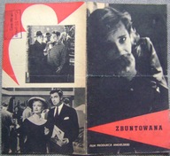 ZBUNTOWANA - film prod.angielskiej -program kinowy -lata 50-te