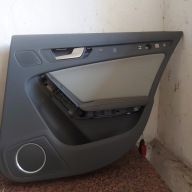 BOCZEK DRZWI PRAWY TYŁ SKÓRA AUDI A4 B8 SEDAN