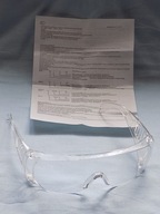 OKULARY OCHRONNE PRZECIWODPRYSKOWE BEZBARWNE BHP