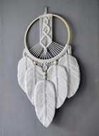Łapacz snów koraliki Makrama piórka Boho dekoracja