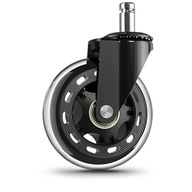 KAUCZUKOWE KÓŁKA DO FOTELA OBROTOWEGO 5SZT 11MM BEZPIECZNE DLA PODŁÓG