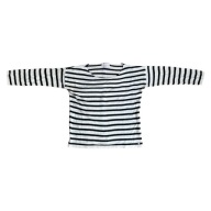 Bluzka damska sweter z rękawem 3/4 paski czarne białe zamek XS Cropp