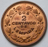 Honduras 2 centavos 1956 - stan menniczy