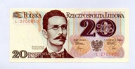 20 zł. 1982r. ser.L stan I rzadka,poszukiwana
