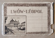 Lwów LEOPOL składanka leporello Dworzec Opera Sejm Kasyno