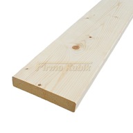 Deska tarasowa wykończeniowa taras ŚWIERK skandynawski GŁADKA 28x146 mm AB