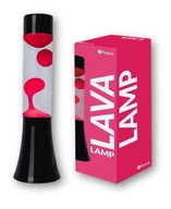LAMPA LAVA Z RUCHOMĄ MAGMĄ LAMPKA NOCNA MEGA OZDOBA RÓŻOWA WALENTYNKI