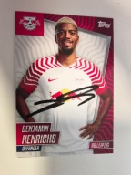 Karta topps mach attax autograf RB Leipzig Team Set 2023-24 Henrichs