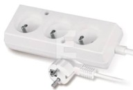 Przedłużacz listwowy Plast-Rol 5 m 3 szt. gniazd biały