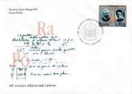 KOPERTA : M.P. CURIE - 100 ROCZNICA ODKRYCIA RADU I POLONU.