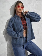 Okazja !_NOWA najmodniejsza_KOMFORTOWA kurtka jeans_gruba BAWEŁNA_r. 52/54