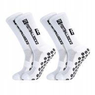 SKARPETY ANTYPOŚLIZGOWE sportowe SKARPETKI piłkarskie 38-42 2 PARY