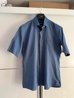 BEN BROWN_NIEBIESKA KOSZULA W KRATKĘ ROZ. M STAN BDB KR.RĘKAW