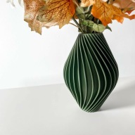 Wazon Ekskluzywny 20cm Butelkowa Zieleń Premium Nowoczesny Loft