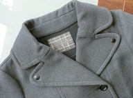 Max Mara kobiecy grafitowy płaszczyk 34