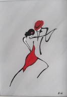 obraz ,tryptyk TANIEC