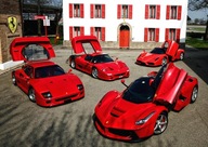 Plakat A3 - Ferrari BIG4 F40 F50 Enzo LaFerrari Wallpaper