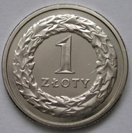 Polska 1 złoty 2010 - z oryginalnego woreczka bankowego NBP - stan 1 -