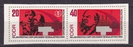 1967 DDR Rocznica Rewolucji Mi 1315-16 B ** z bloku