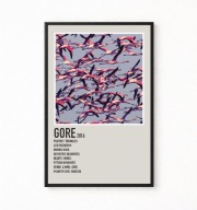Plakat A4 z ramką DEFTONES "GORE" 21x29,7cm