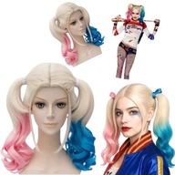 PERUKA HARLEY QUINN PRZEBRANIE KOSTIUM HALLOWEEN JOKER SUICIDE SQUAD KUCYKI