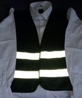Kamizelka odblaskowa indywidualna -> projekt "Za pazuchą" - In