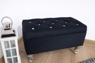 Ławka pufa puf otwierana 70x35 schowek pojemnik tapicerowana siedzisko