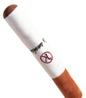 Pluszowy papieros piszczący gryzak zabawka dla psa 31cm