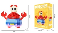 KLOCKI BRICKS - FIGURKA PAN KRAB - SPONGEBOB - 149 ELEMENTÓW