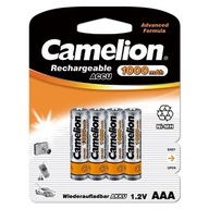 Akumulatorki Camelion AAA/HR03 - 1000 mAh Ni-MH, 4 sztuki