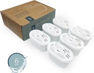 Wkłady do filtrów wody 6 szt|Kompatybilne z Brita Maxtra Marella Mavea,Flow