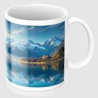 Kubek ceramiczny 330 ml z grafiką gór – harmonia i piękno natury