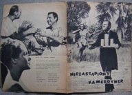 NIEZASTĄPIONY KAMERDYNER -film prod.angielskiej -program kinowy-lata 50-te