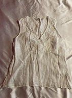 Next biała koszulka na ramiączkach 42