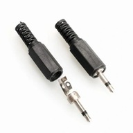 Wtyk Micro Jack 2,5 mm na kabel, sygnalizatory brań cena za 2 szt 2-3-5