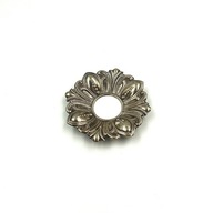 Dekoracyjna plakieta GAB NS plater dekoracja neobarok patyna srebrzona