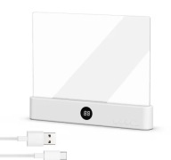 LED LAMPKA NOCNA DO CZYTANIA OCHRONA OCZU USB PŁASKI PANEL BIAŁA