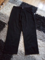 Petroleum czarne spodnie r 42 wysoki stan jak nowe